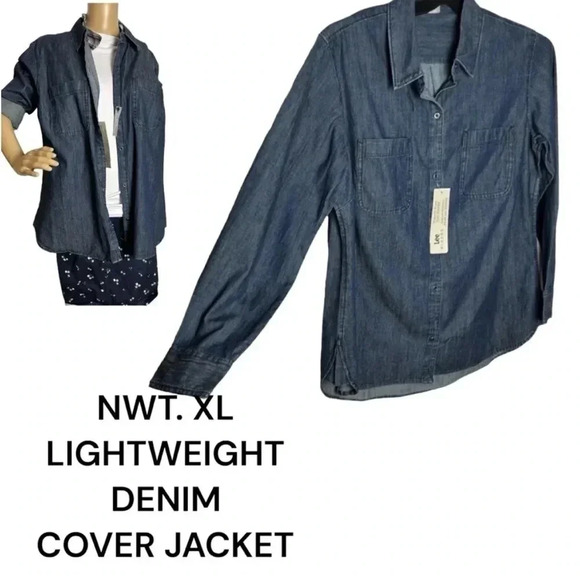 LEE Riders,shirt vtg NWT,Red plaid,cottage core,country vibe,clueless preppy - Picture 13 of 14